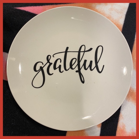 Blue Harbour Other - BNWOT Set of 4 “Grateful” Salad Plates